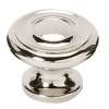 A1049-PN Knob Traditional 1-1/4-in in Polished Nickel