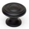 A1049-MB Knob Traditional 1-1/4-in in Matte Black