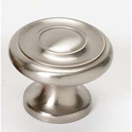 A1050-SN Knob Traditional 1-1/2-in in Satin Nickel