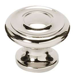 A1050-PN Knob Traditional 1-1/2-in in Polished Nickel