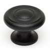 A1050-MB Knob Traditional 1-1/2-in in Matte Black
