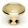 A1151-PB Knob Traditional 1-1/4-in in Polished Brass
