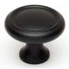 A1151-MB Knob Traditional 1-1/4-in in Matte Black