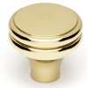 A1154-PB Knob Traditional 1-1/4-in in Polished Brass