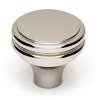 A1154-PN Knob Traditional 1-1/4-in in Polished Nickel