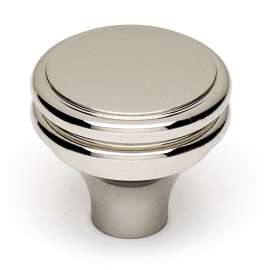 A1154-PN Knob Traditional 1-1/4-in in Polished Nickel