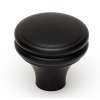 A1154-MB Knob Traditional 1-1/4-in in Matte Black