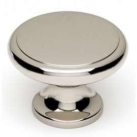 A1164-PN Knob Traditional 1-1/4-in in Polished Nickel