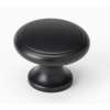 A1164-MB Knob Traditional 1-1/4-in in Matte Black