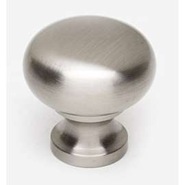 A1066-SN Knob Traditional 3/4-in in Satin Nickel