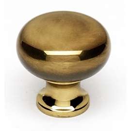A1066-PA Knob Traditional 3/4-in in Polished Antique