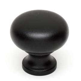 A1067-MB Knob Traditional 1-in in Matte Black