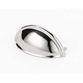 A1350-PN Cup Pull Modern in Polished Nickel