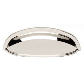 A1263-PN Cup Pull Modern in Polished Nickel