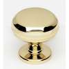A1172-PB Knob Traditional 1-in in Polished Brass