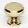 Knob Traditional 1-1/8-in in Polished Brass