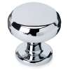 Knob Traditional 1-1/8-in in Polished Chrome