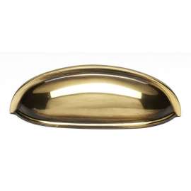A1263-PA Cup Pull Modern in Polished Antique