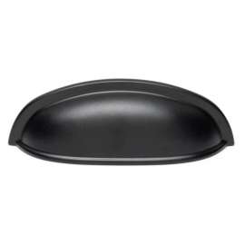 A1263-MB Cup Pull Modern in Matte Black