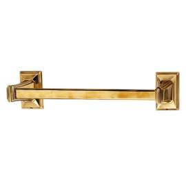Geometric A7920-12-PA Towel Bar Transitional in Polished Antique