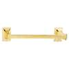 Geometric A7920-12-PB Towel Bar Transitional in Polished Brass