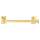 Geometric A7920-12-PB Towel Bar Transitional in Polished Brass
