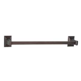 Geometric A7920-18-CHBRZ Towel Bar Transitional in Chocolate Bronze