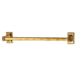 Geometric A7920-18-PA Towel Bar Transitional in Polished Antique