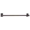 Geometric A7920-24-CHBRZ Towel Bar Transitional in Chocolate Bronze
