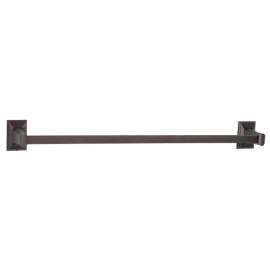 Geometric A7920-24-CHBRZ Towel Bar Transitional in Chocolate Bronze