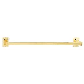 Geometric A7920-24-PB Towel Bar Transitional in Polished Brass