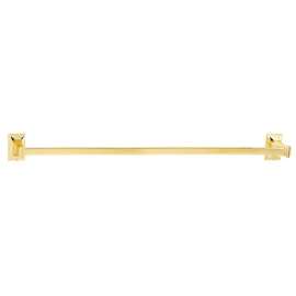 Towel Bar Transitional in Polished Brass