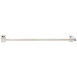 A7920-30-PN Geometric Towel Bar Transitional in Polished Nickel