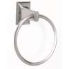 Towel Ring Transitional 6-in in Satin Nickel