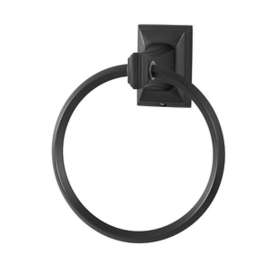 A7940 Geometric Towel Ring Transitional 6-in