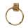 Towel Ring Transitional 6-in in Polished Antique