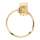 Towel Ring Transitional 6-in in Polished Brass