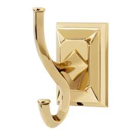 Robe Hook Transitional in Polished Antique