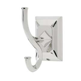Robe Hook Transitional in Polished Chrome