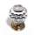 Crystal C210-CLR/PA Traditional Knob in Polished Antique