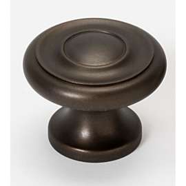A1049-CHBRZ Knob Traditional 1-1/4-in in Chocolate Bronze