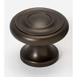A1050-CHBRZ Knob Traditional 1-1/2-in in Chocolate Bronze