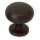 A1172-CHBRZ Knob Traditional 1-in in Chocolate Bronze