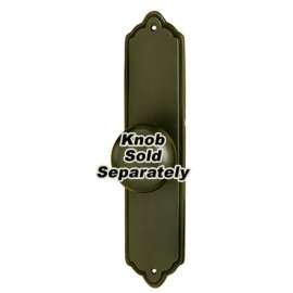 Escutcheon Traditional 4-in in Chocolate Bronze