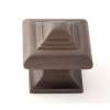 Geometric A1520-CHBRZ Knob Transitional 1-1/4-in in Chocolate Bronze