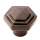 Geometric A1535-CHBRZ Knob Transitional 1-1/4-in in Chocolate Bronze