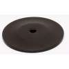 Knob Backplate Traditional 1-1/2-in in Chocolate Bronze