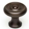 Knob Traditional 1-in in Chocolate Bronze