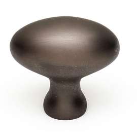 Knob Modern 1-3/8-in in Chocolate Bronze