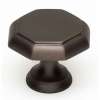 Knob Modern 1-1/4-in in Chocolate Bronze
